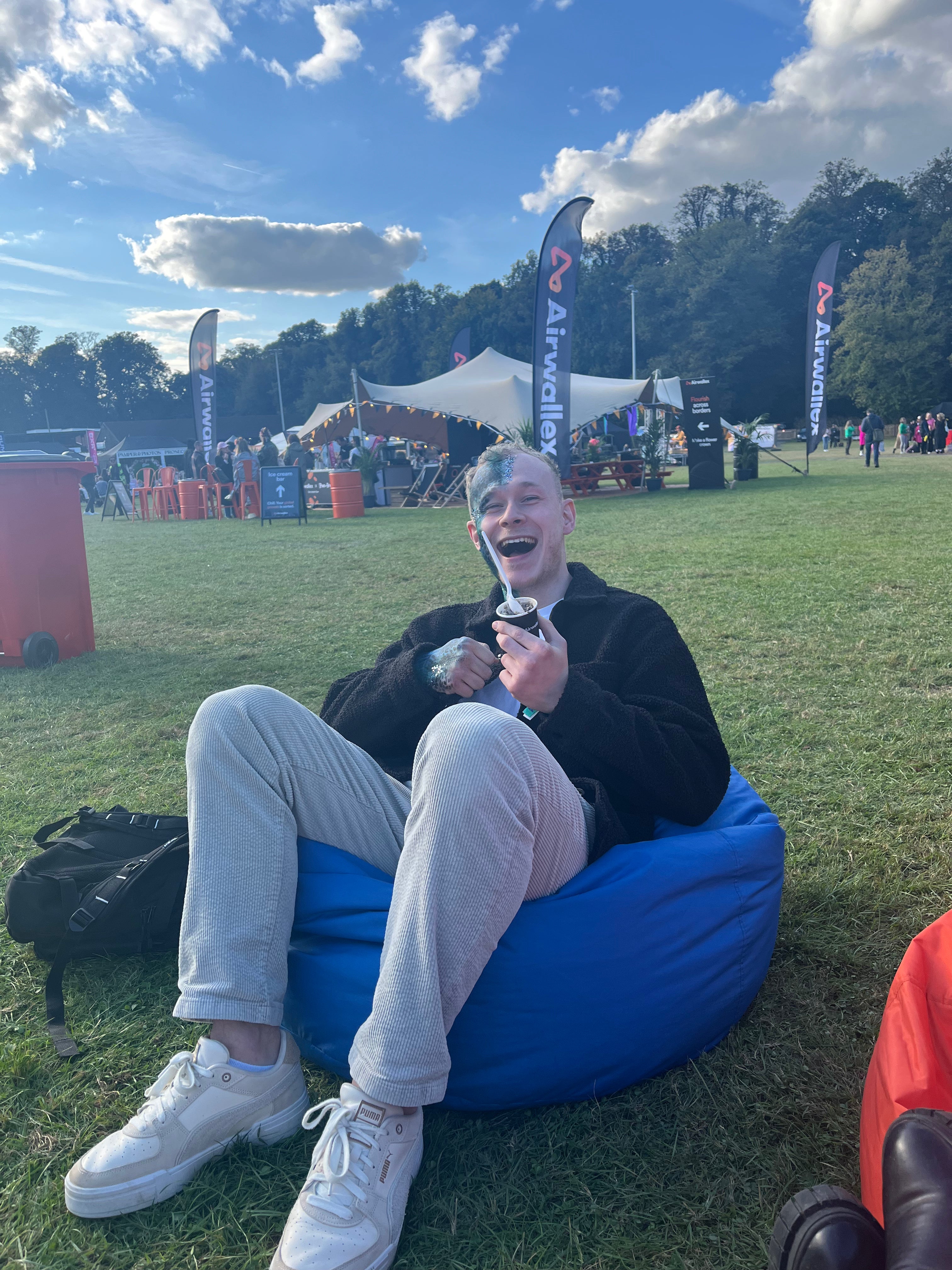 The founder of Clear For Men, Louis Watkins, at Ideas Fest 2023