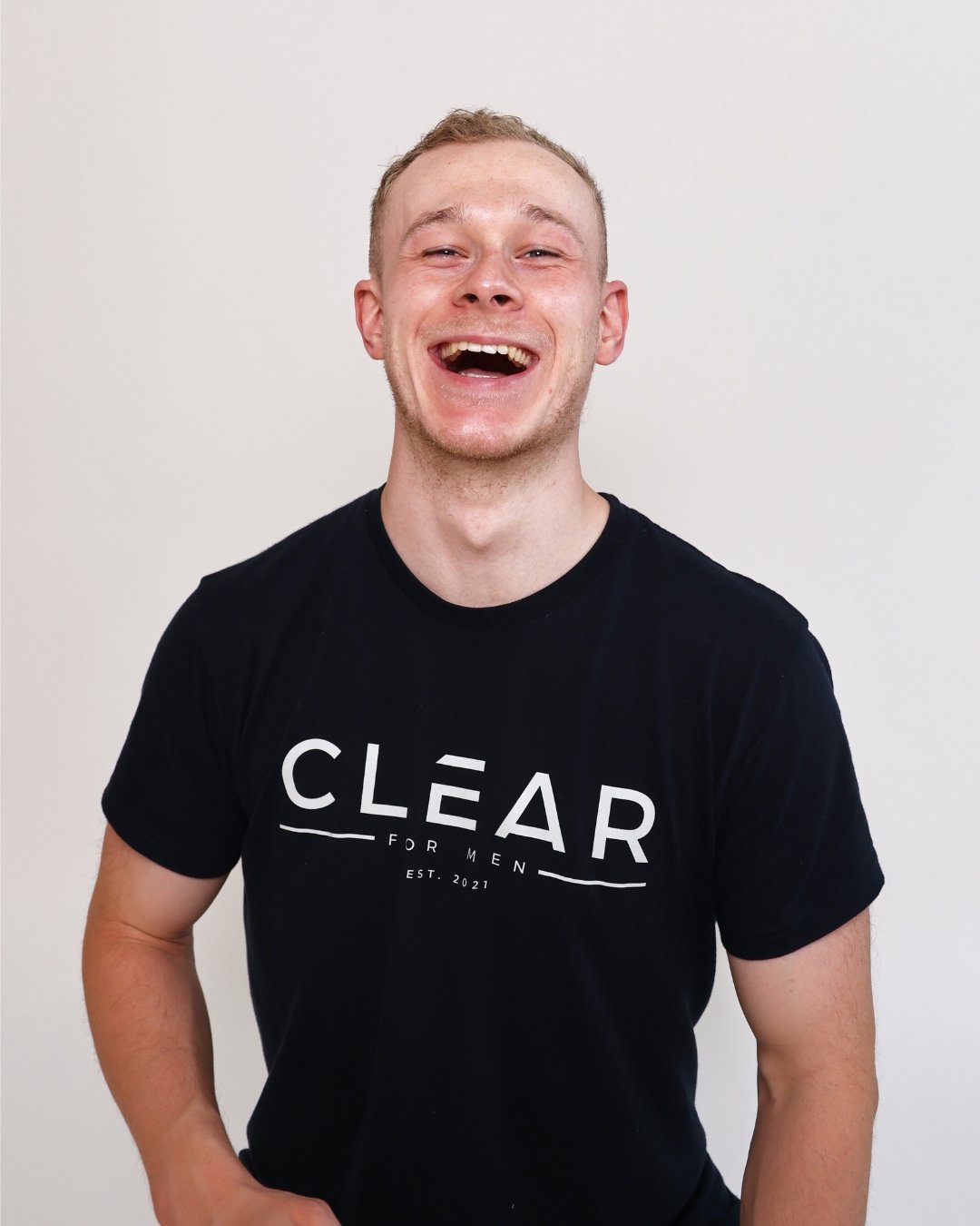 Image of Louis Watkins, the founder of Clear For Men, smiling